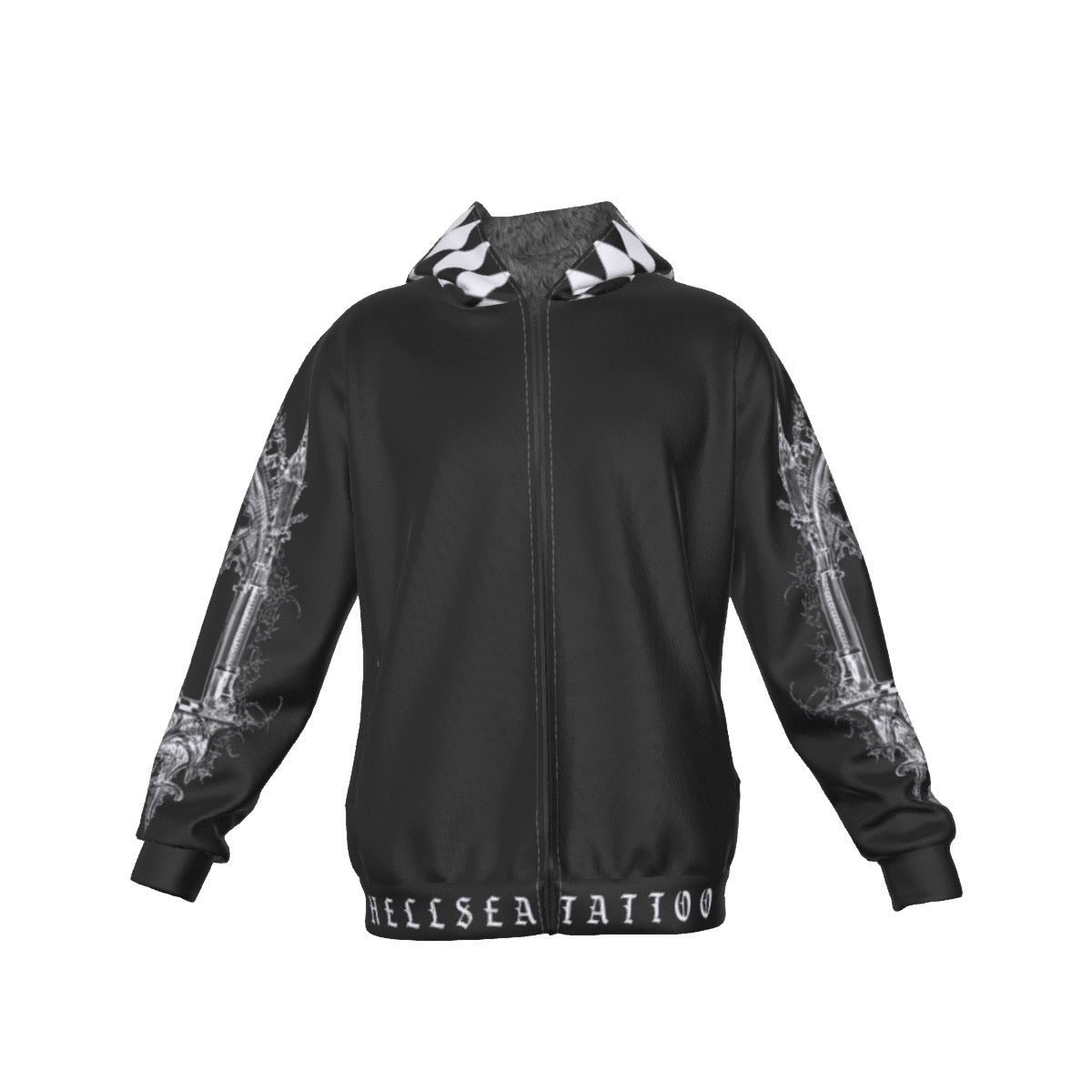 D.N Angelic Fleece Zip Up Hoodie