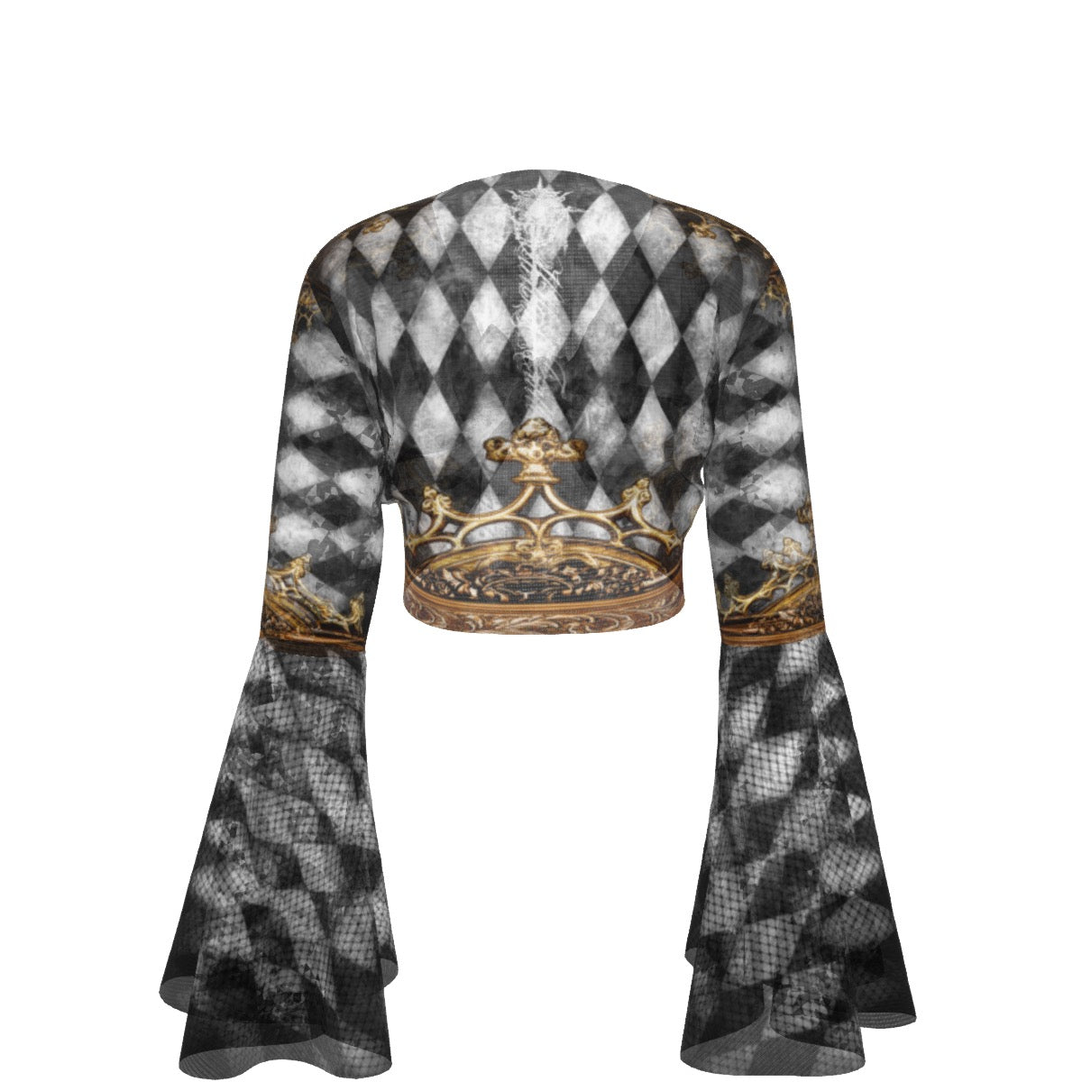 Baroque Diamond Sheer Bell Wrap