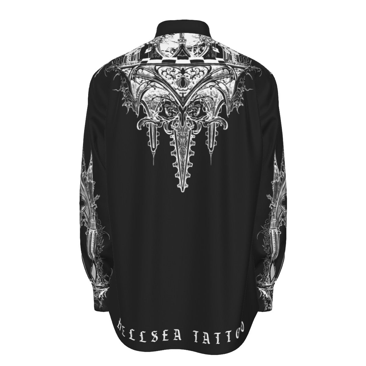 Obsidian Vampire Cathedral Long Sleeve Shirt