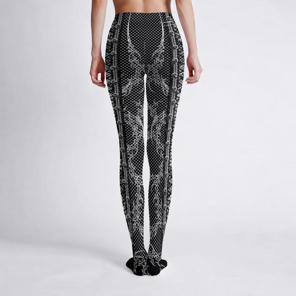 Black Biolace Tights