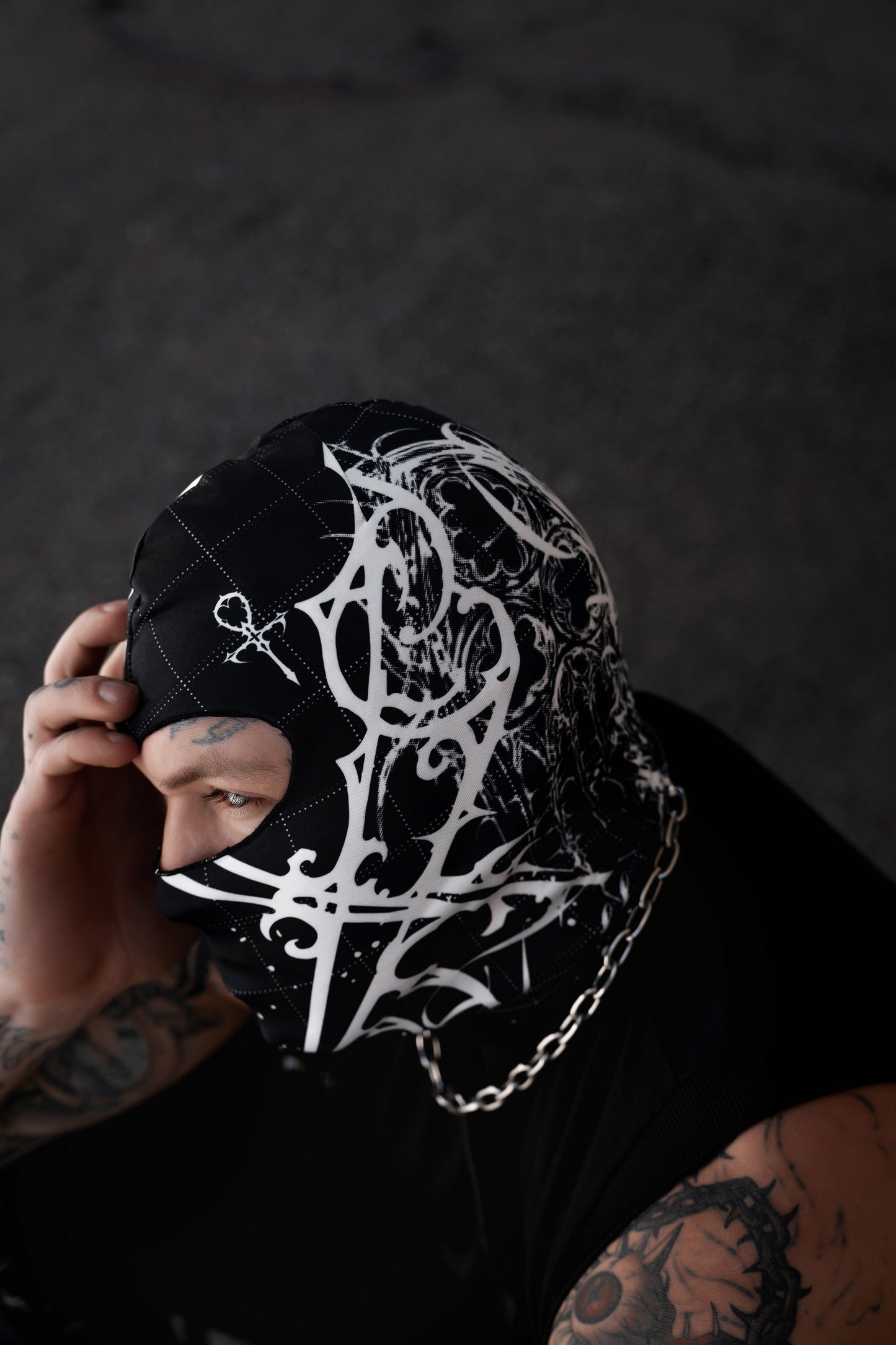 Magick Sigil Balaclava Face Mask [Black]