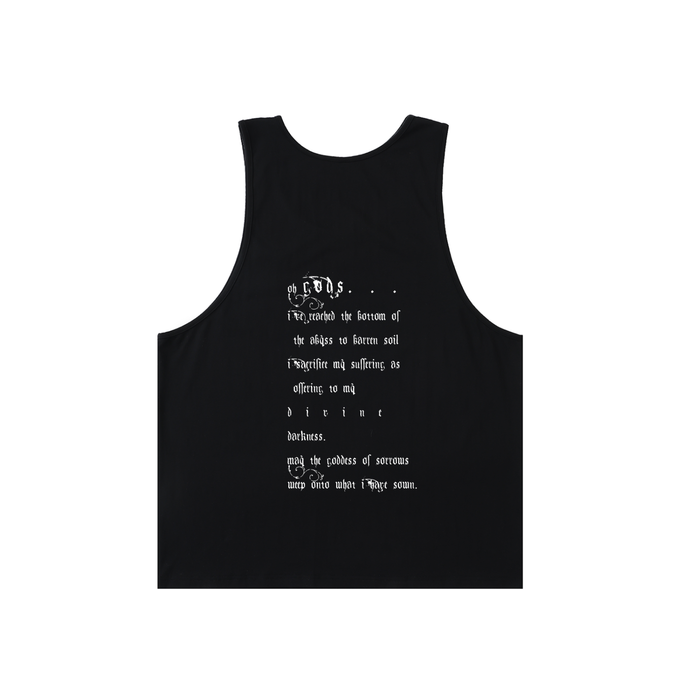 Grave Maiden B Oversized Gym Tank Top
