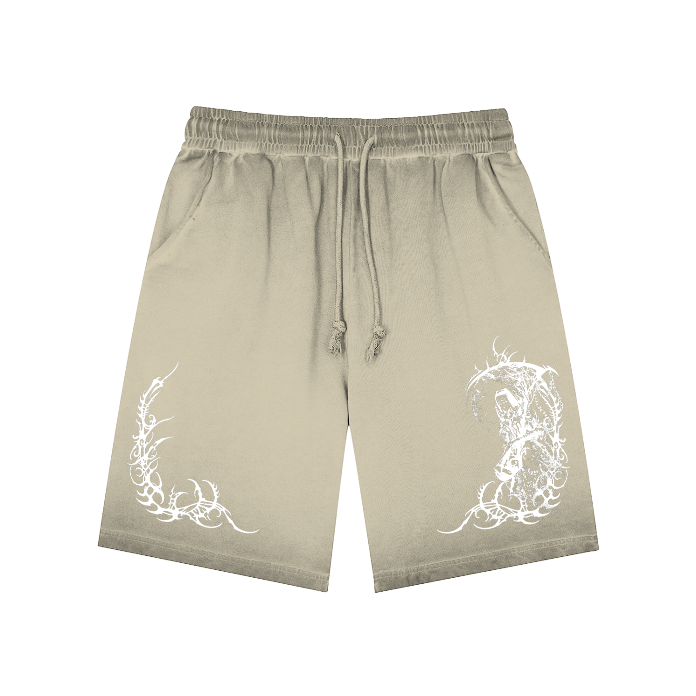 Faith Reaper Sigil Reverse Dyed Sweatshorts