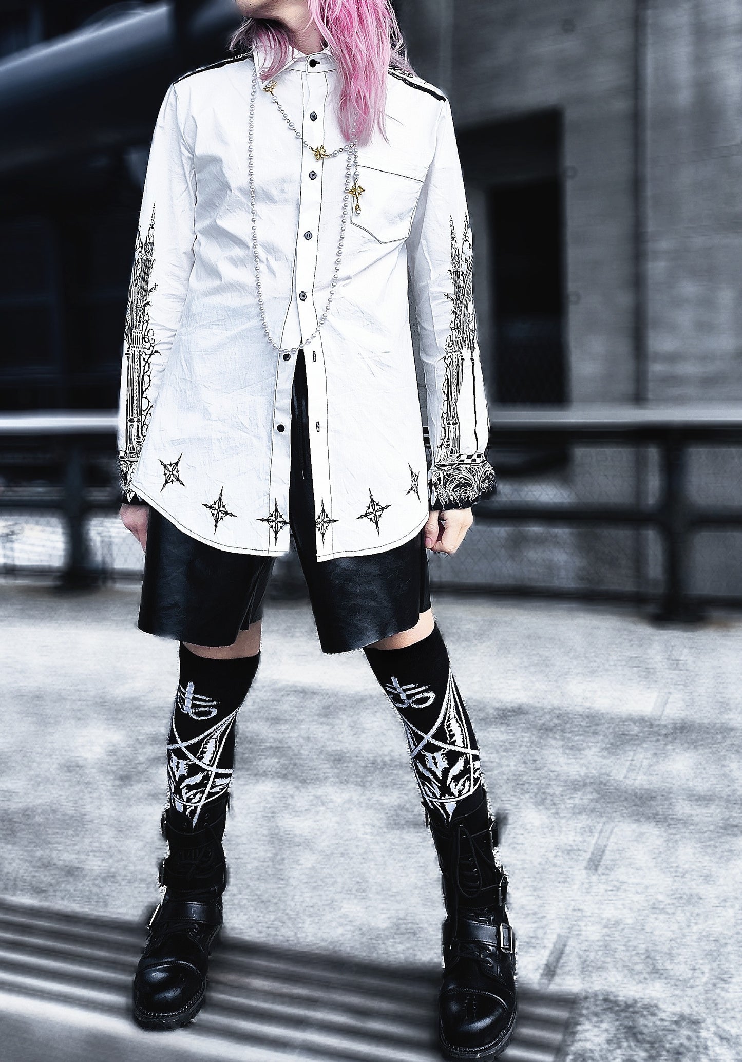 Impure Vampire Cathedral Long Sleeve Shirt