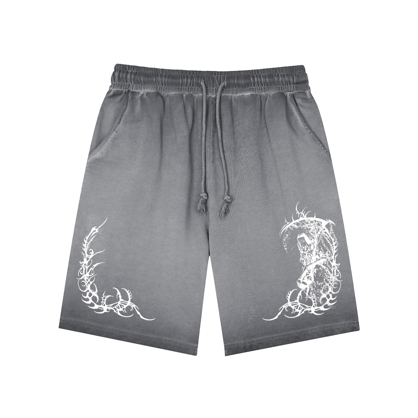 Faith Reaper Sigil Reverse Dyed Sweatshorts