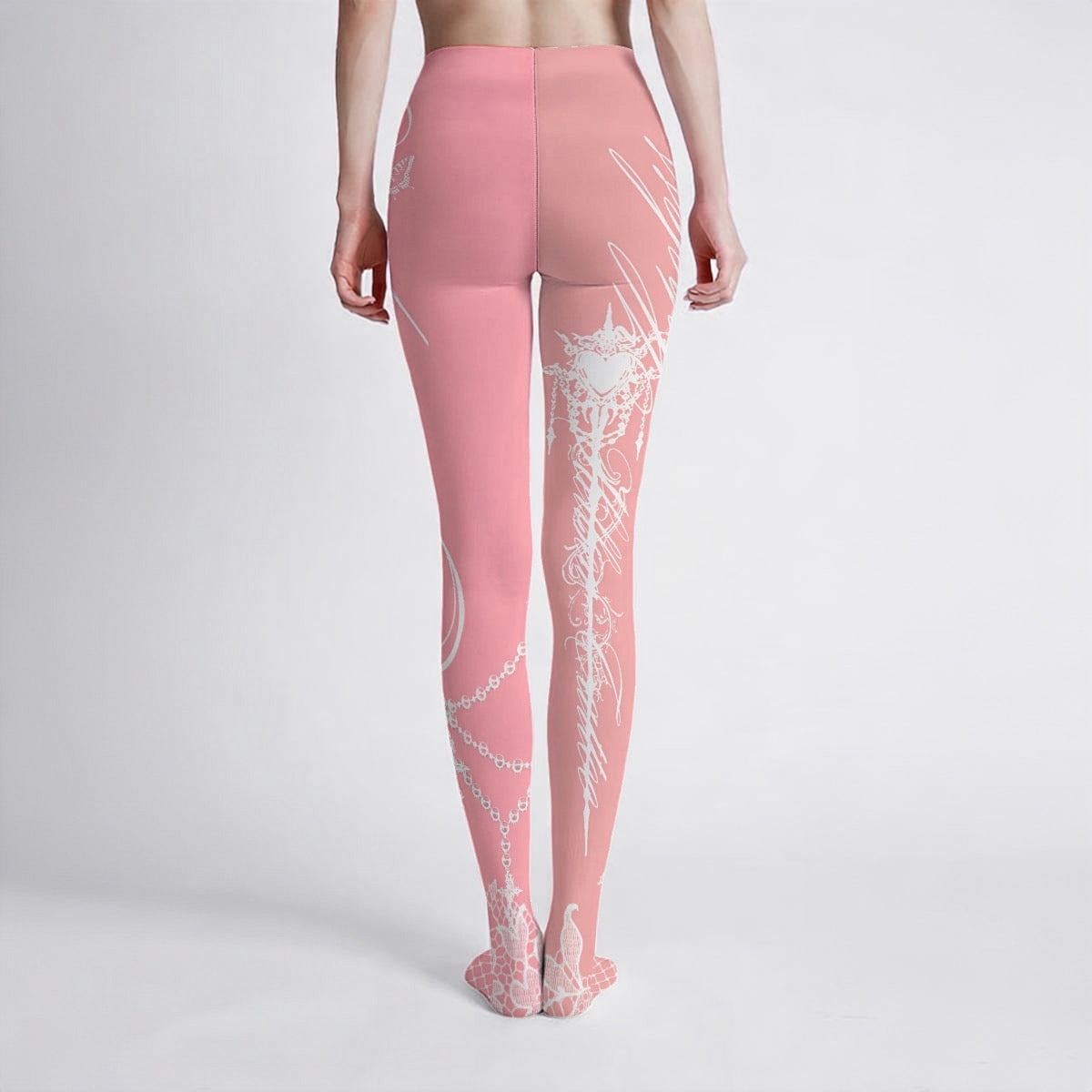 Blossom Pink Romantic Tights