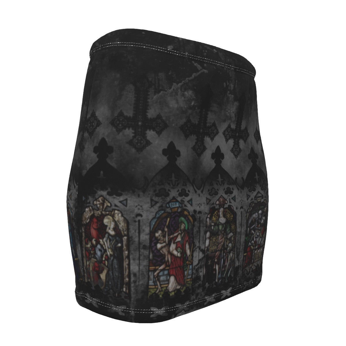 Danse Macabre Pencil Skirt