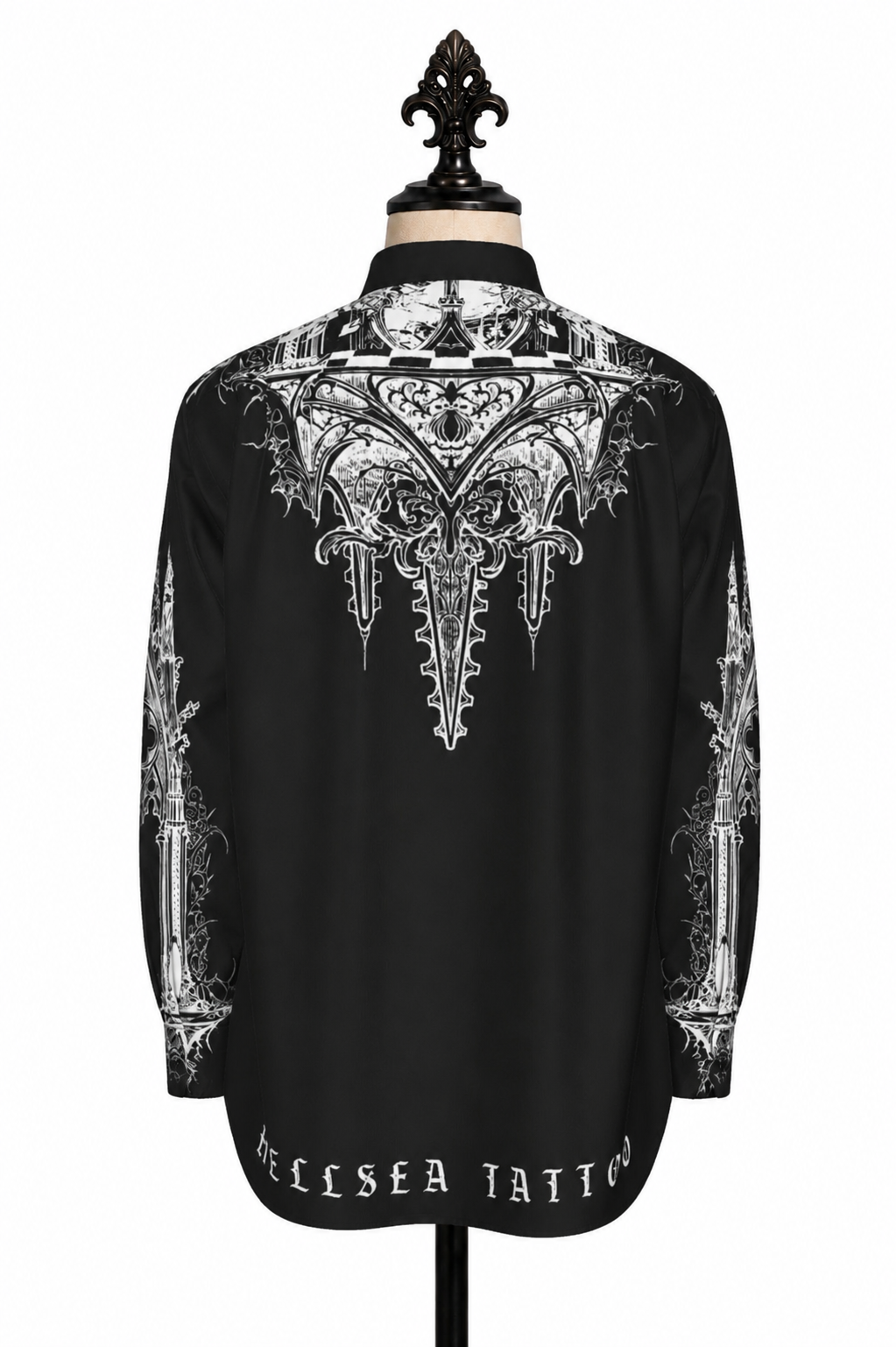 Obsidian Vampire Cathedral Long Sleeve Shirt