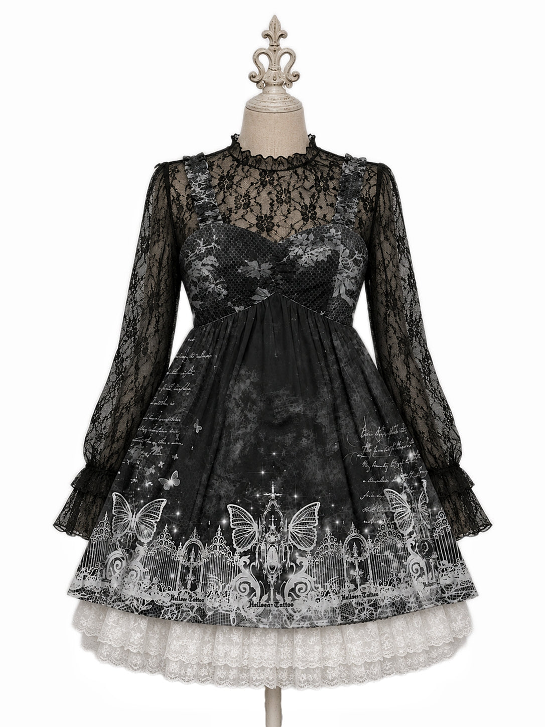 Dark Daydream Chiffon Dress