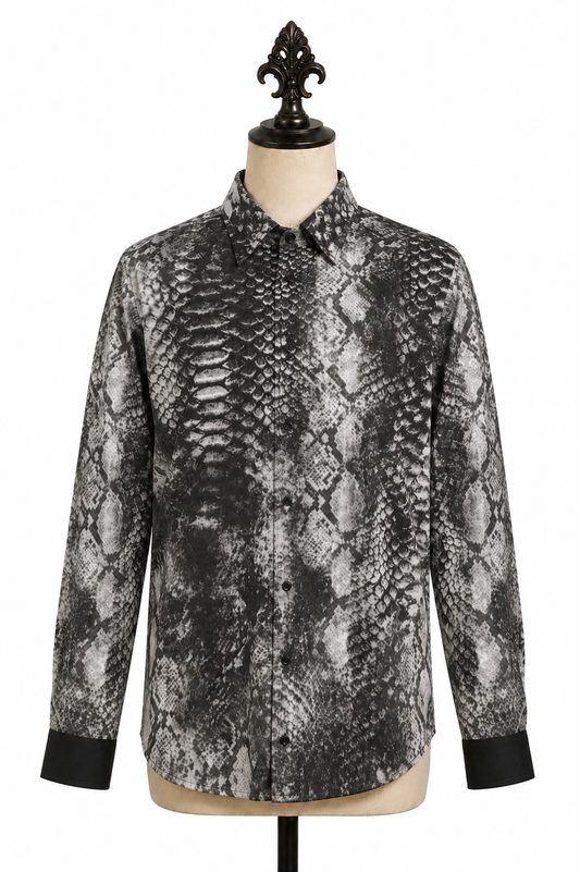 White Viper Long Sleeve Shirt