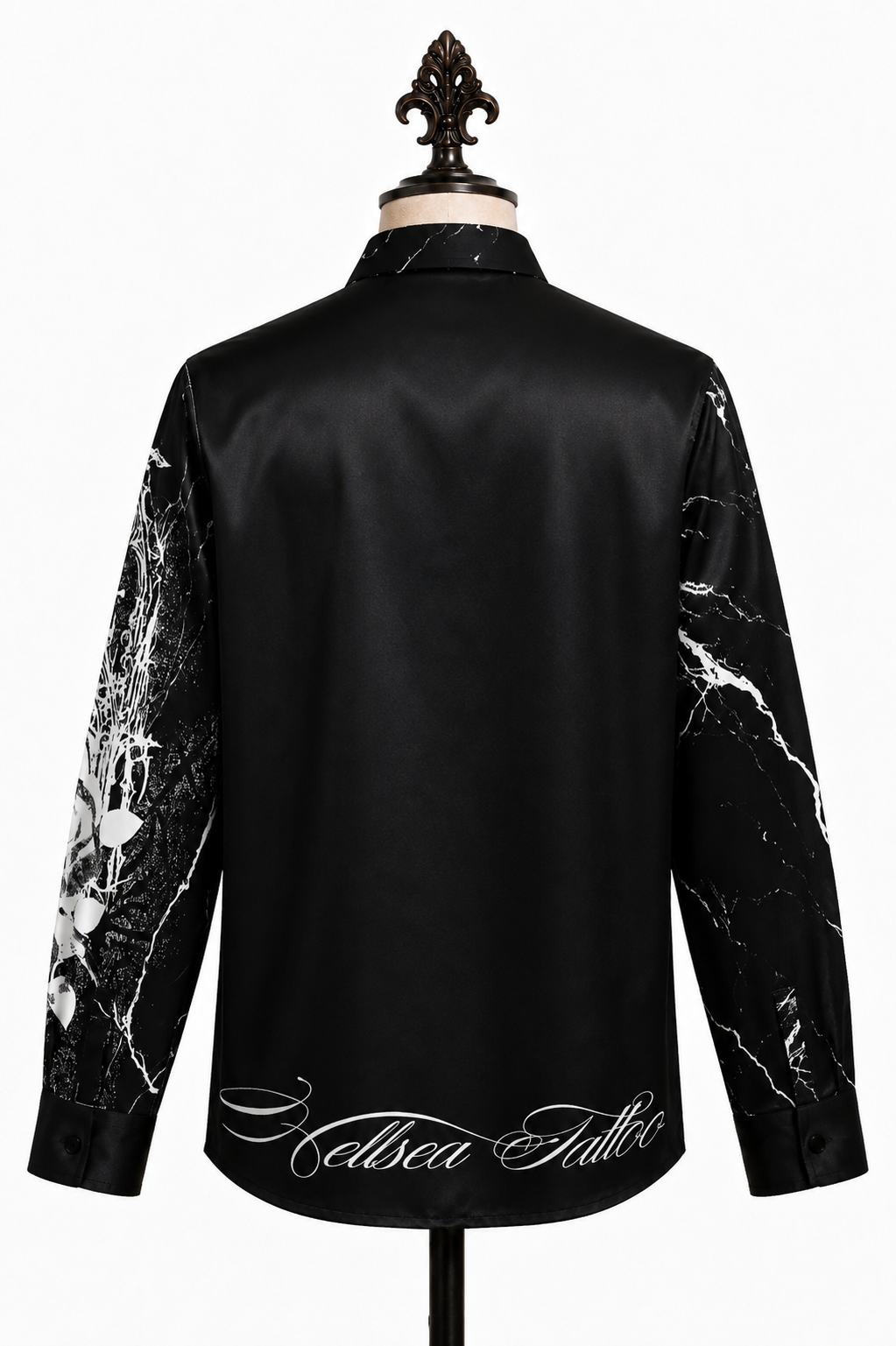 Vein et Verse Silk Long-Sleeved Shirt