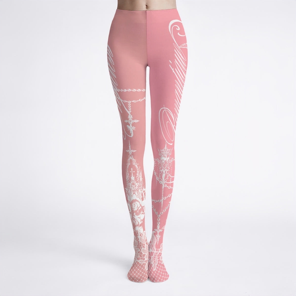 Blossom Pink Romantic Tights