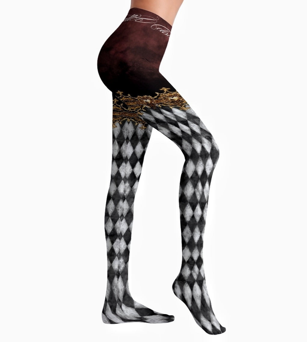 Baroque Court Diamond Tights