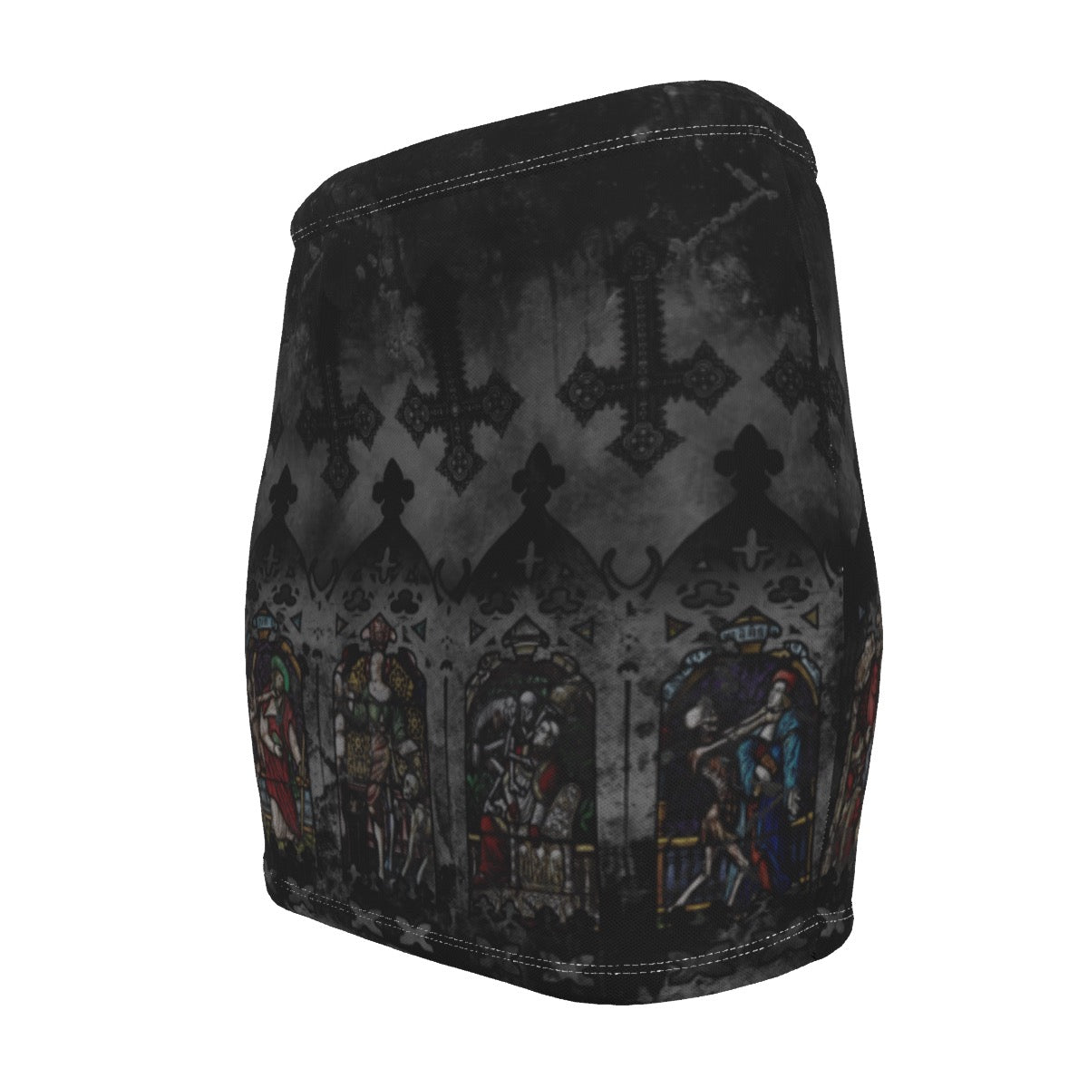 Danse Macabre Pencil Skirt